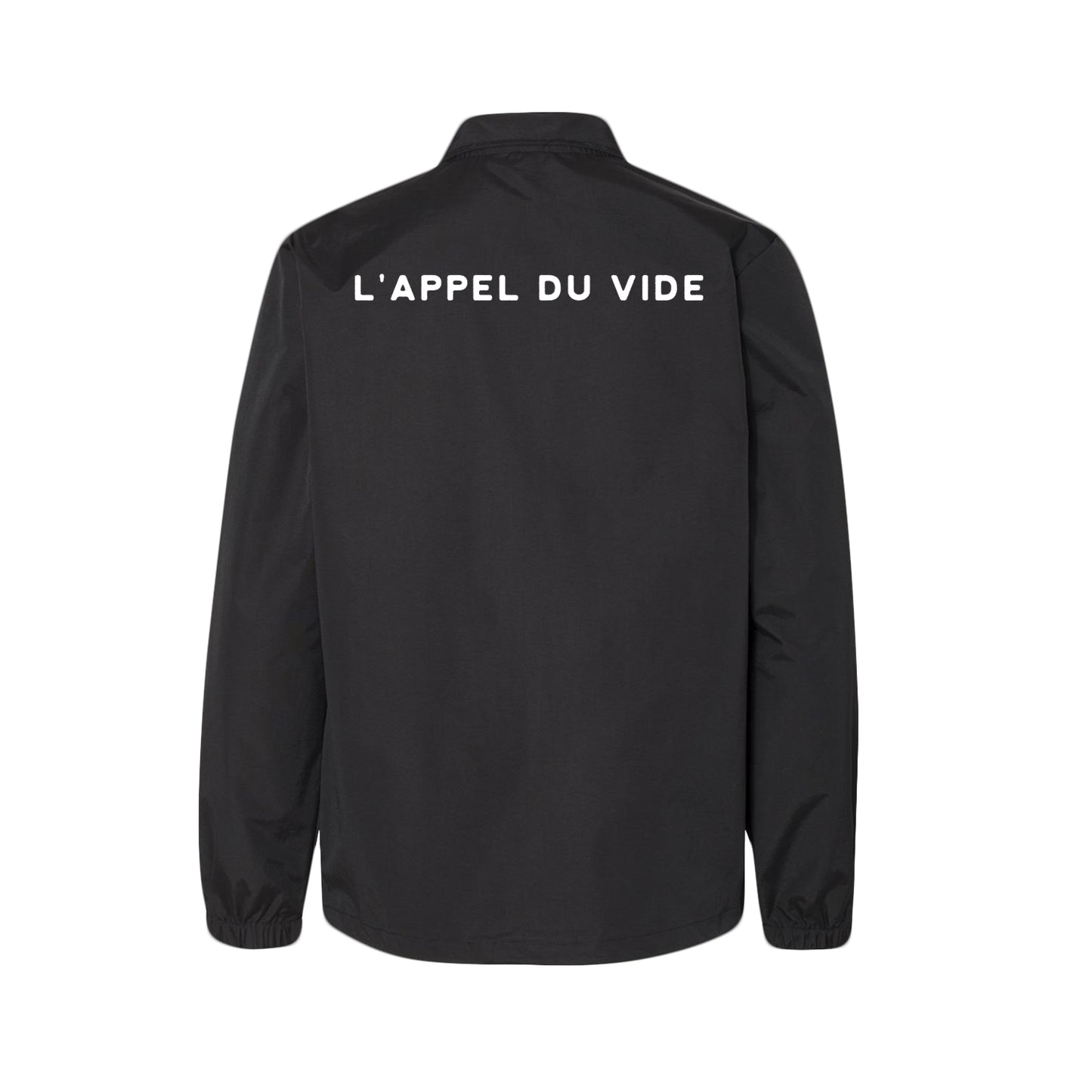 L'appel Du Vide Black Windbreaker Jacket