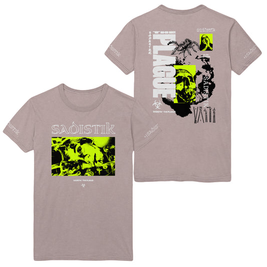 sadistik Plague - Sandstone T-Shirt front and back