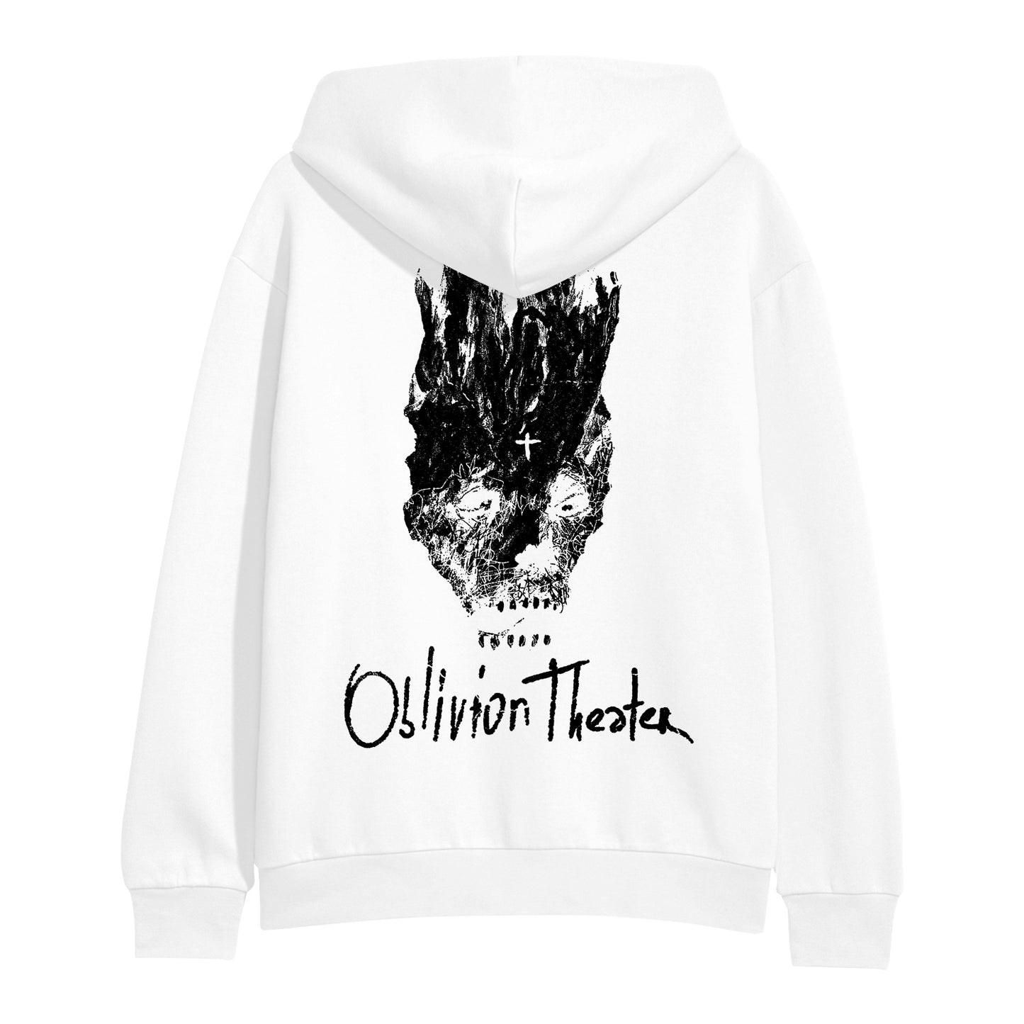 Oblivion Theater White Hoodie