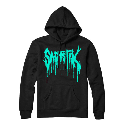 Drip Logo Black Hoodie