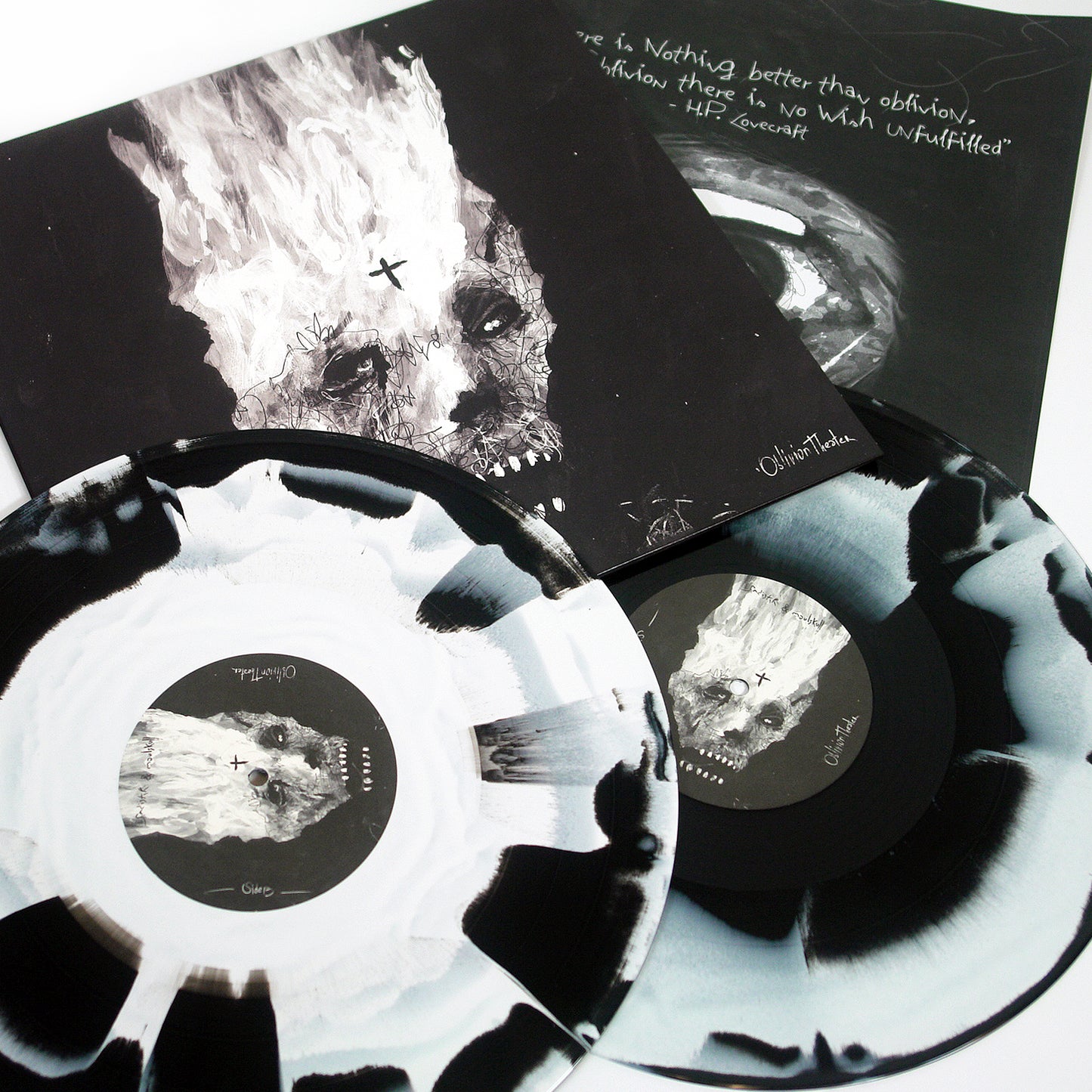 sadistik Oblivion Theater Black/White Smash Vinyl records